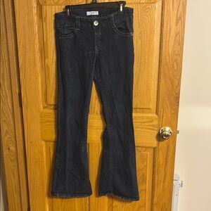 Women's Black Flared Jeans